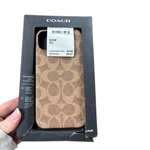 Coach NWT New York Slim Wrap Case for the Apple iPhone 15 Plus